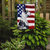 USA American Flag with Great Dane Garden Flag 2-Sided 2-Ply