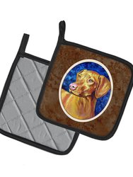 Vizsla Pair of Pot Holders