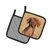 Vizsla Wipe your Paws Pair of Pot Holders