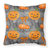 Watecolor Halloween Pumpkins Fabric Decorative Pillow