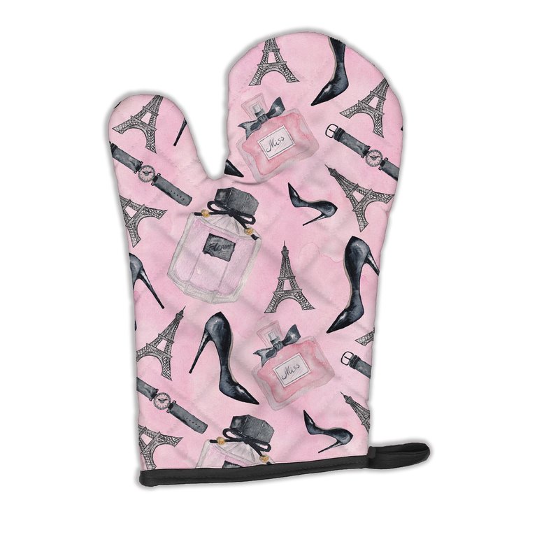 Watercolor Fashion Diva Shoes and accessories Oven Mitt