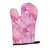 Watercolor Hot Pink Hearts Oven Mitt