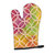 Watercolor Rainbow Geometric Circles Oven Mitt