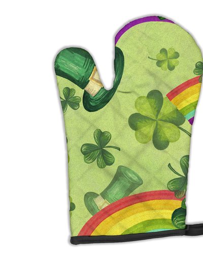 Caroline's Treasures Watercolor St Patrick's Day Lucky Leprechan Oven Mitt product