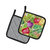 Watercolor Vegetables Farm to Table Pair of Pot Holders