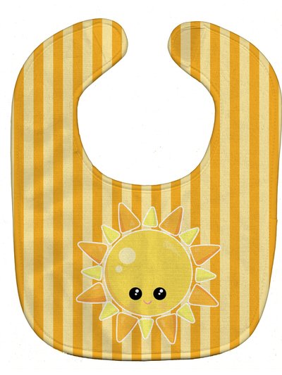 Caroline's Treasures Weather Sunshine Face Baby Bib product