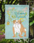 Welcome Friends English Bulldog Garden Flag 2-Sided 2-Ply