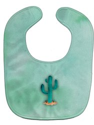 Western Cactus Watercolor Baby Bib
