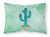 Western Cactus Watercolor Fabric Standard Pillowcase