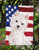 Westie Patriotic Garden Flag 2-Sided 2-Ply