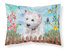 Westie Spring Fabric Standard Pillowcase