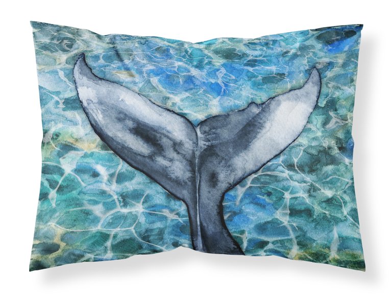 Whale Tail Fabric Standard Pillowcase