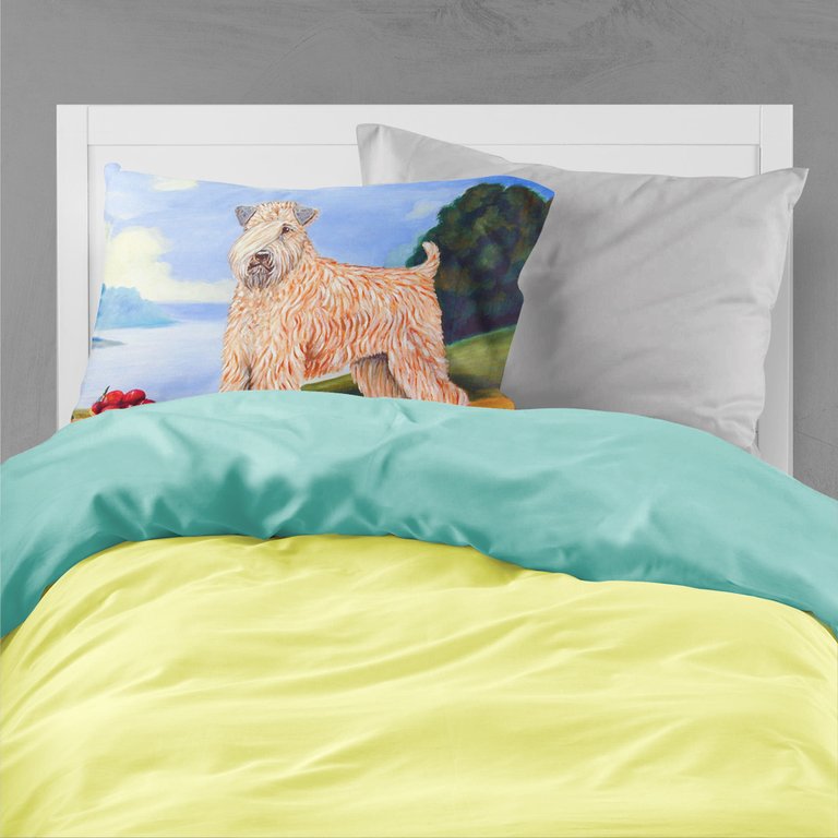Wheaten Terrier Soft Coated Fabric Standard Pillowcase
