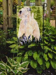 Wheaten Terrier Soft Coated Garden Flag 2-Sided 2-Ply