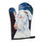 White Great Dane  Oven Mitt