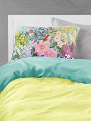 Winter Floral by Anne Searle Fabric Standard Pillowcase