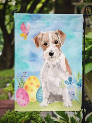 Wire Hair Jack Russell Easter Garden Flag 2-Sided 2-Ply