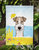 Wire Haired Fox Terrier Summer Beach Garden Flag 2-Sided 2-Ply