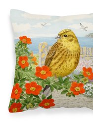Yellowhammer by Sarah Adams Fabric Decorative Pillow