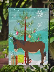 Zamorano-Leones Donkey Christmas Garden Flag 2-Sided 2-Ply