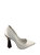 Anna Leather Pump Heels In White - White