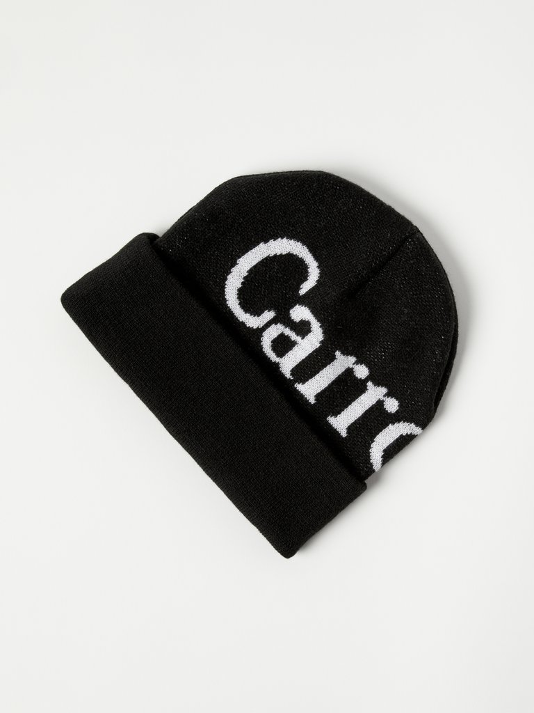 Wordmark Beanie - Black