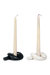 Aesthetic Style Knot Concrete Candle Holder - Black