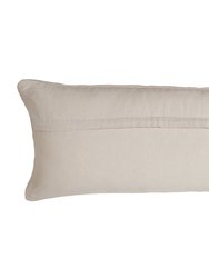 Handmade Geo Shapes Lumbar Pillow, Multi- 12x30 Inch