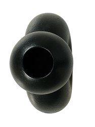 Nordic Modern 8 Style Concrete Candle Holder - Black