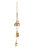 Recycled Iron 5 Bells Wind Chimes With Jute Strings - 20 inch