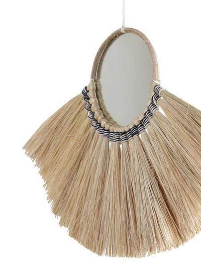 Casa Amarosa Soleil Fringe Boho Mirror Wall Decor - 13 inch product