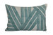 Stripe Sky Cushion, Aqua- 14x20 inch