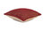 Tarika Net Crochet Accent Pillow, Wine Red - 18" x 18"