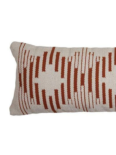 Casa Amarosa Terra Diamond Lumbar Pillow - 12 x 34 inch product