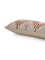Terra Diamond Lumbar Pillow - 12 x 34 inch