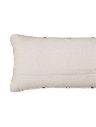 Terra Diamond Lumbar Pillow - 12 x 34 inch