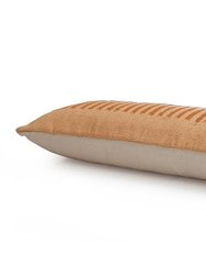 Terra Stripe Lumbar Pillow - 12x34 inch