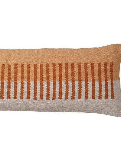 Casa Amarosa Terra Stripe Lumbar Pillow - 12x34 inch product
