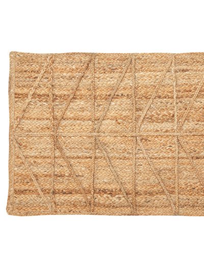 Casa Amarosa Triangle Jute Rug - Natural product