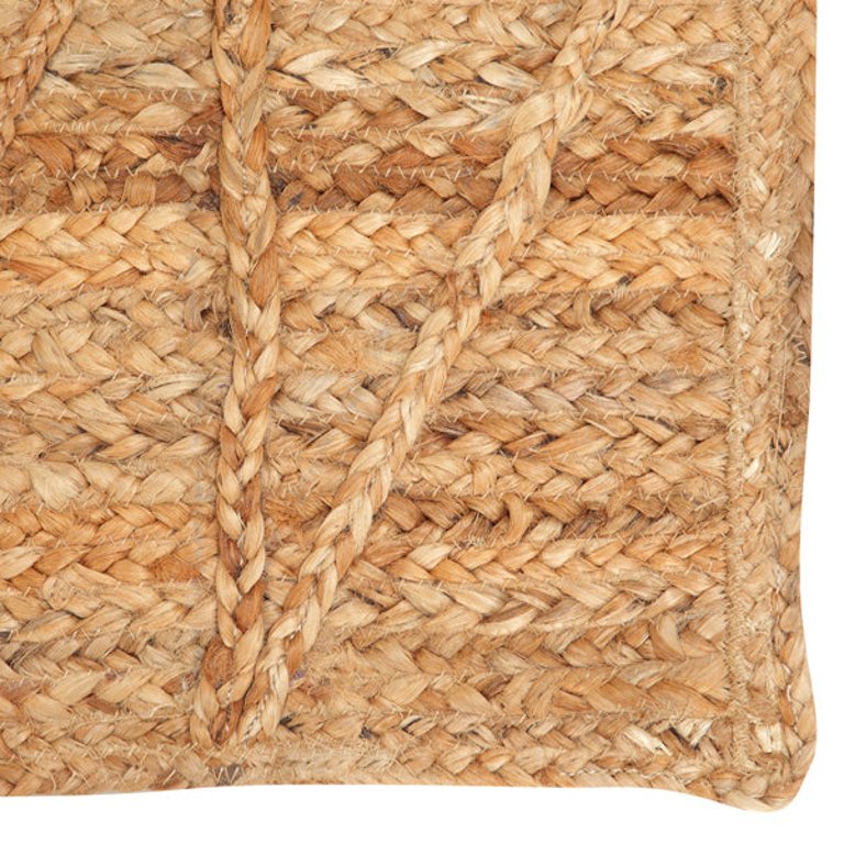 Triangle Jute Rug - Natural