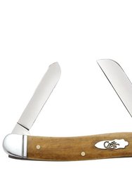 CAS-58185 2019 Smooth Antique Bone Medium Stockman Folding Knife