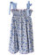 Girls' Jaime Dress In Blue Floral - Blue Floral