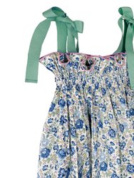 Girls' Jaime Dress In Blue Floral