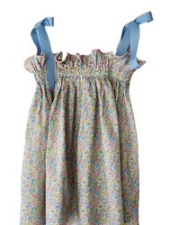 Girls' Jaime Dress In Pastel Ditsy Floral - Pastel Ditsy Floral