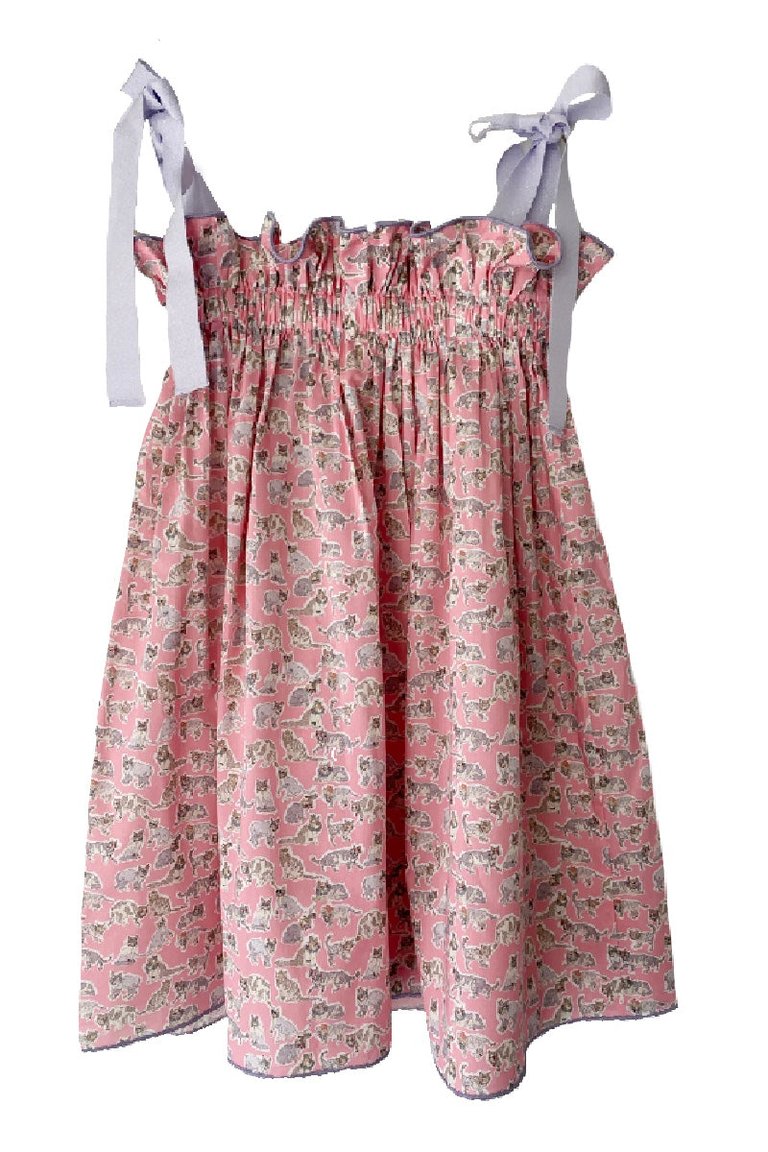 Girls' Jaime Dress In Pink Kitten - Pink Kitten