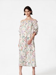 Grace Dress in Colorful Spring Garden Floral - Floral