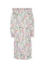 Grace Dress in Colorful Spring Garden Floral