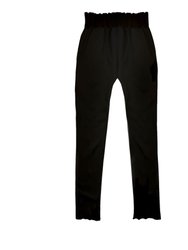 Women's Clebourne Pant in Black Terry - Black
