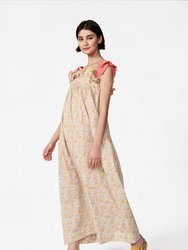 Women's Jaime Dress in Melon Blossom - Melon Floral