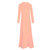 Women's Lounge Dress in Salmon French Terry - Salmon